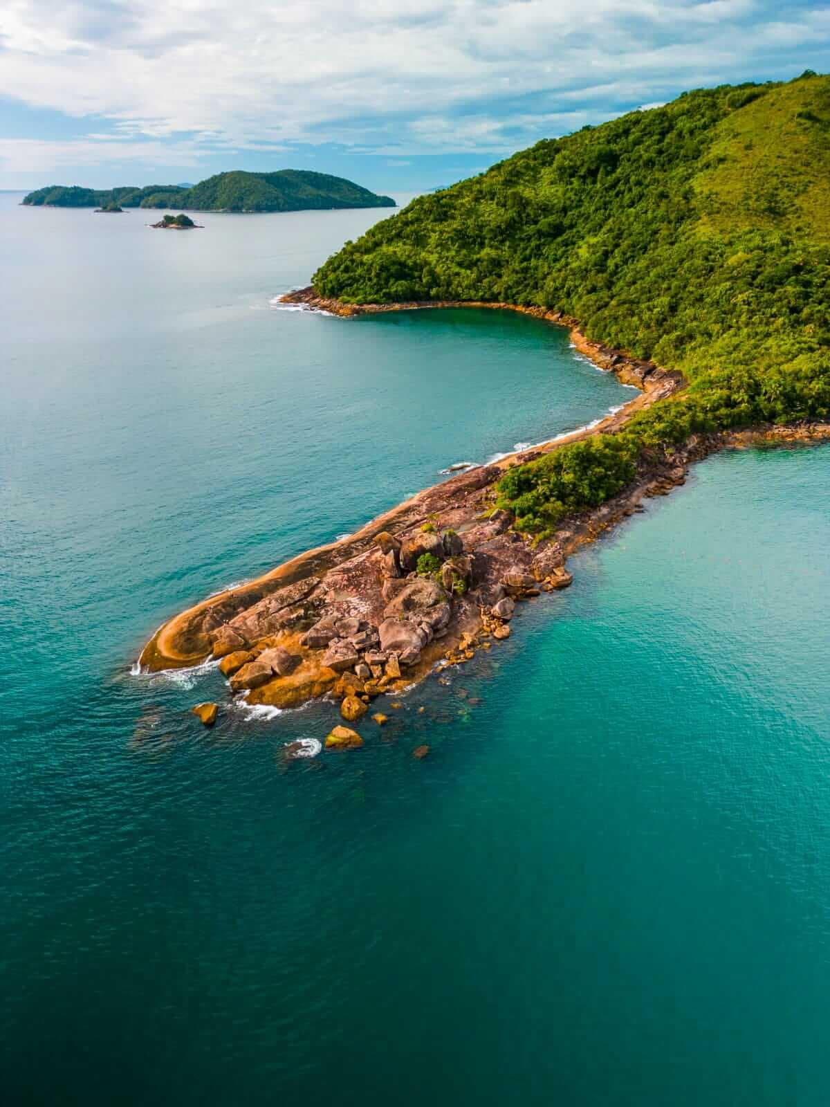 Imagem da praia de Natal vista do alto de uma Duna