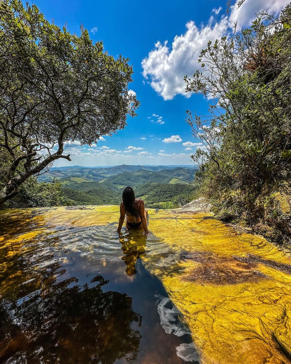 Imagem da praia de Natal vista do alto de uma Duna